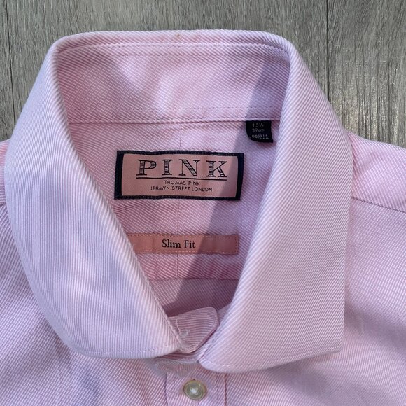 Thomas Pink Men's Dress Shirt, Slim Fit (15.5) - Picture 1 of 5